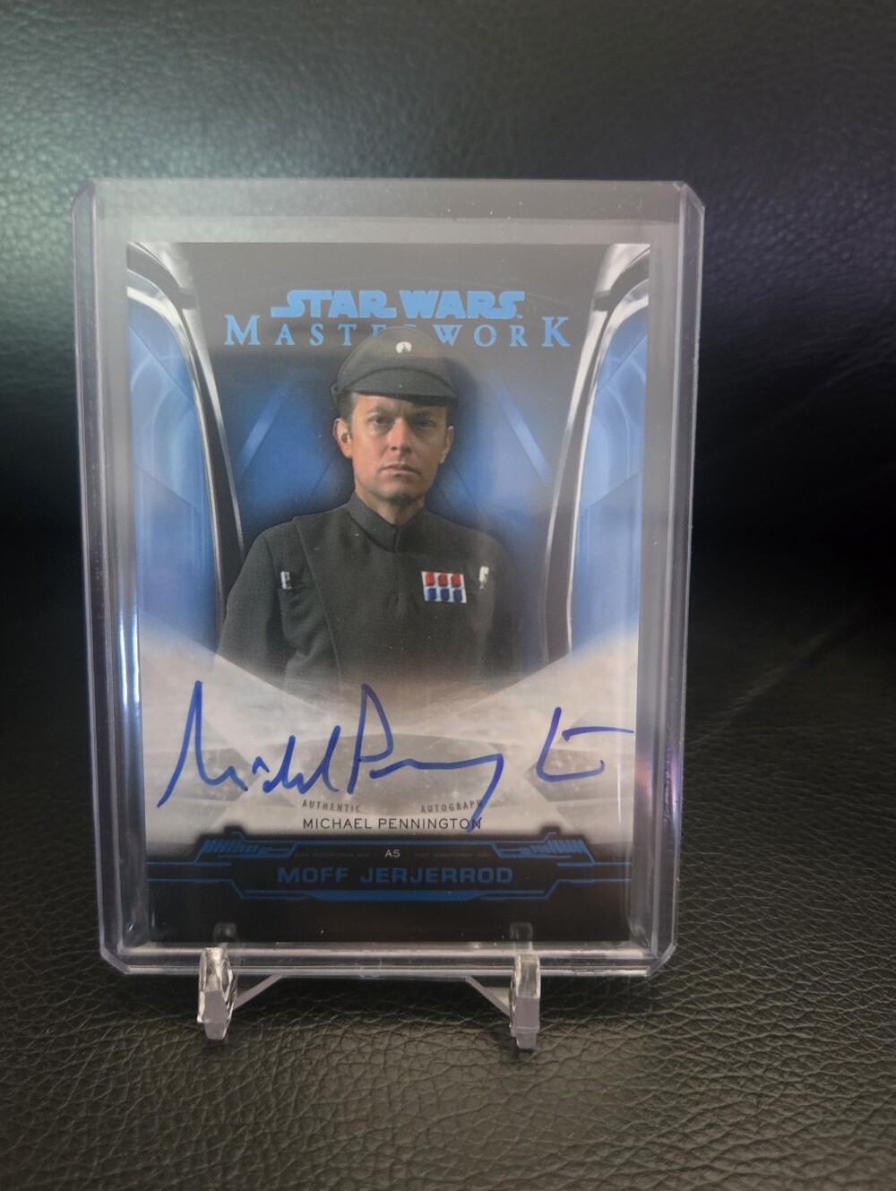 2020 Topps Star Wars Masterwork Michael Pennington as Moff Jerjerrod #28/99